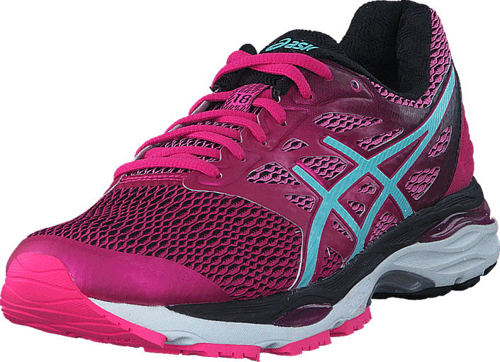 Asics - Gel-cumulus 18 (2a) Pink/aruba Blue/black