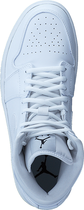 Nike - Air Jordan 1 Mid Shoe White Black White