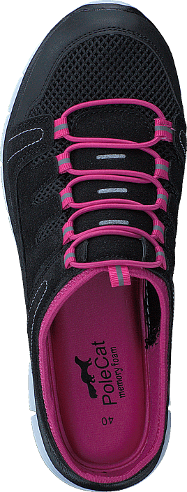 Polecat - 435-1309 Comfort Sock Black/Fuchsia