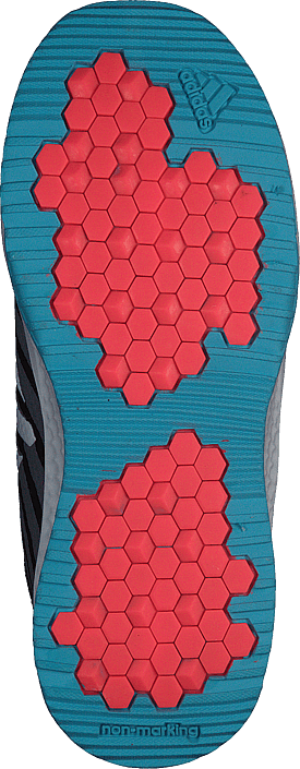 adidas Sport Performance - Rapidaturf Messi K Core Black/Ftwr Wht/Super Cyan