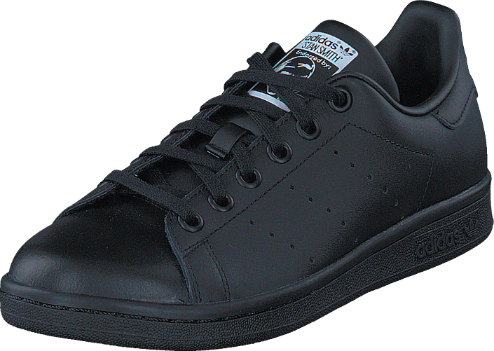 adidas Originals - Stan Smith J Black/Black/Ftwr White