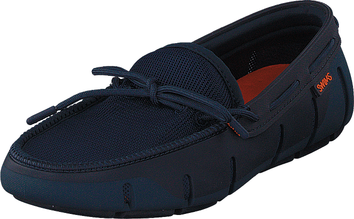 Swims Stride Lace Loafer Poseidon/Navy Fleck, Sko, Lave sko, Båt sko, Blå, Herre, 41 Swims Stride Lace Loafer Poseidon/Navy Fleck, Sko, Lave sko, Båt sko, Blå, Herre, 41