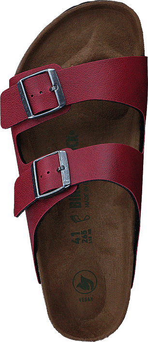Birkenstock - Arizona Regular Vegan Birko-flor Pull Up Bordeaux