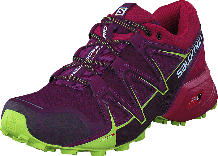 Salomon - Speedcross Vario 2 W Darkpurpl/Cerise/Acid Lime
