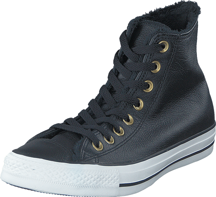 Converse - All Star Leather Hi Black/Egret