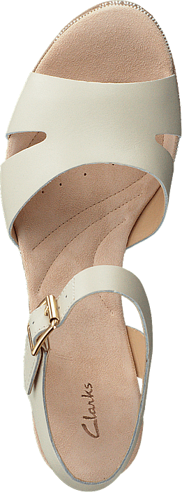 Clarks - Akilha Eden White Combi Lea