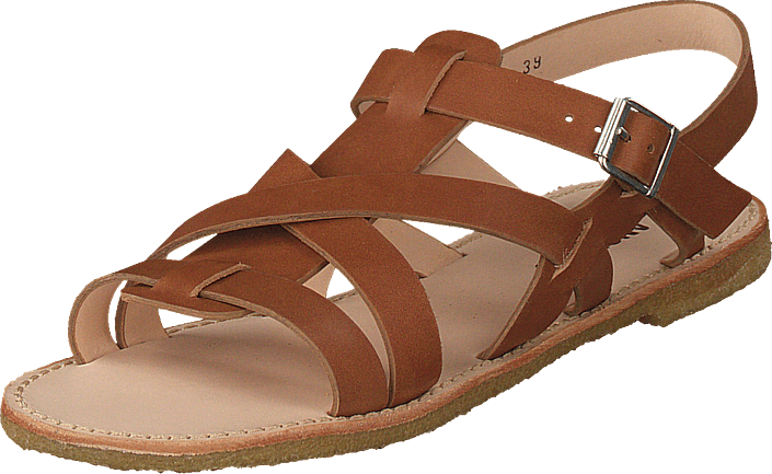 Angulus - Sandal With Buckle Tan