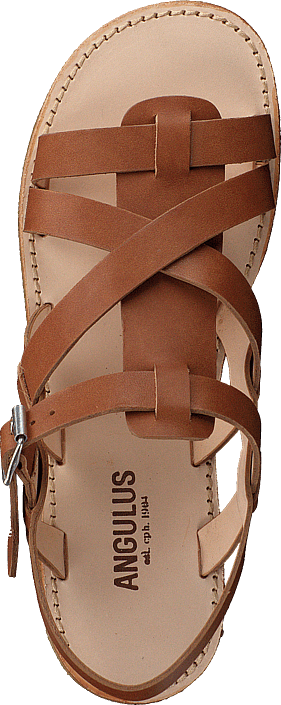 Angulus - Sandal With Buckle Tan