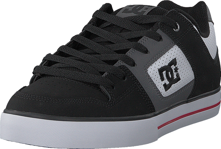 DC Shoes - Pure White/Black/Red