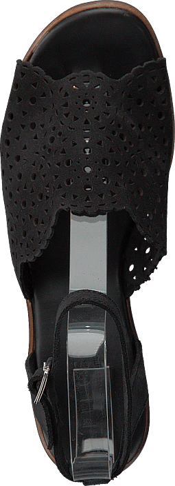 Pieces - Psniall Nubuck Sandal Black