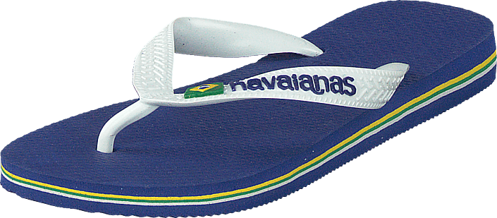 Havaianas - Kids Brasil Logo Marine Blue
