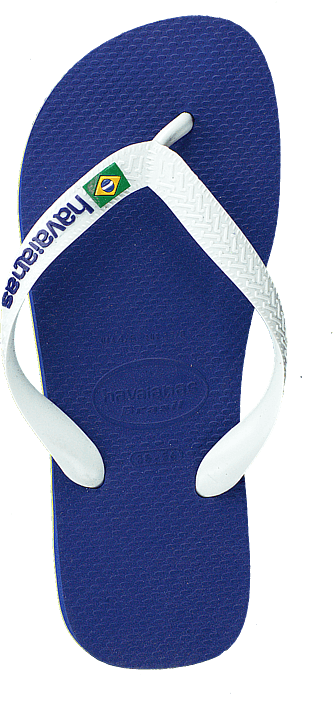 Havaianas - Kids Brasil Logo Marine Blue
