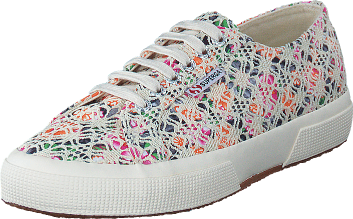 Superga - Lace Flower Sw Multicolor Beige