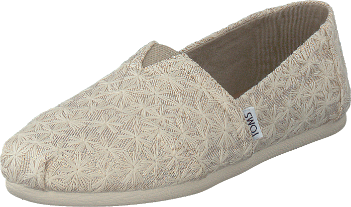 Toms - Alpargata Natural Daisy Metallic