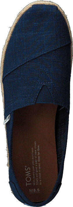 Toms - Alpargata Navy Linen/rope