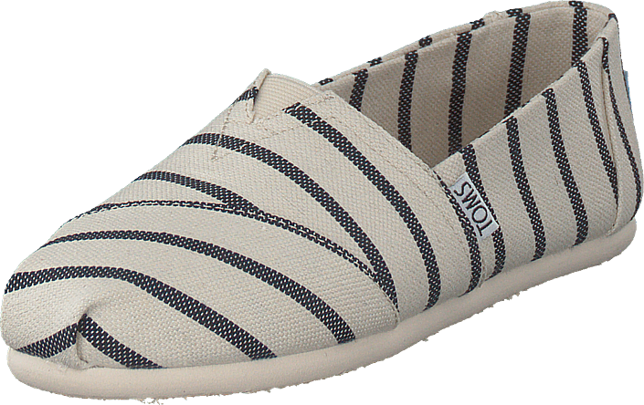 Toms - Alpargata White/navy Riviera Stripe
