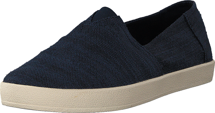 Toms - Avalon Navy Slubby Cotton