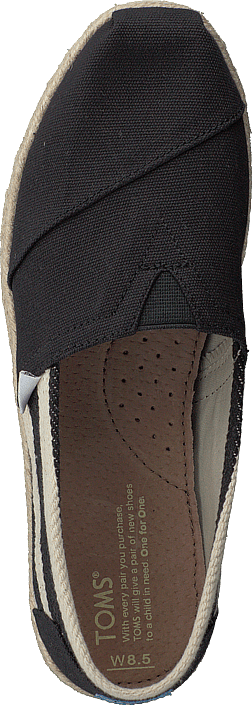 Toms - Alpargata Black University Classic