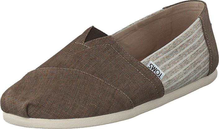 Toms - Alpargata Toffee Coated Linen/stripe