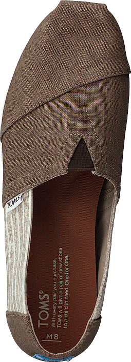 Toms - Alpargata Toffee Coated Linen/stripe