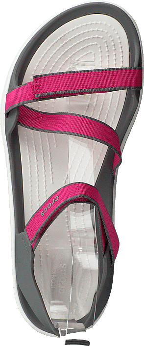 Crocs - Swiftwater Webbing Sandal W Paradise Pink/smoke