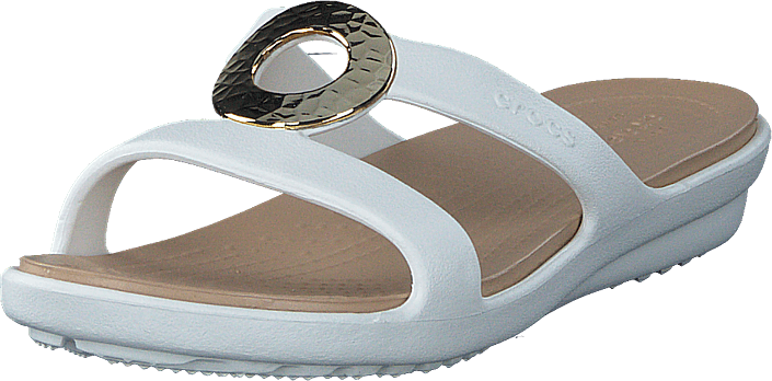 Crocs - Sanrah Hammered Met Sandal W Platiunum