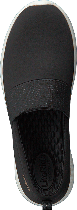 Crocs - Literide Slipon W Black/rose Gold/white