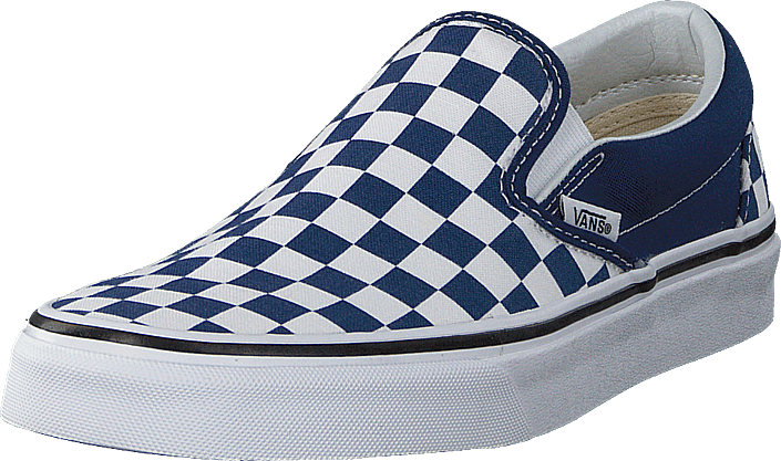 Vans - Ua Classic Slip-on Checker Blue/white