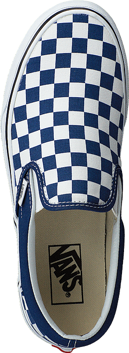 Vans - Ua Classic Slip-on Checker Blue/white