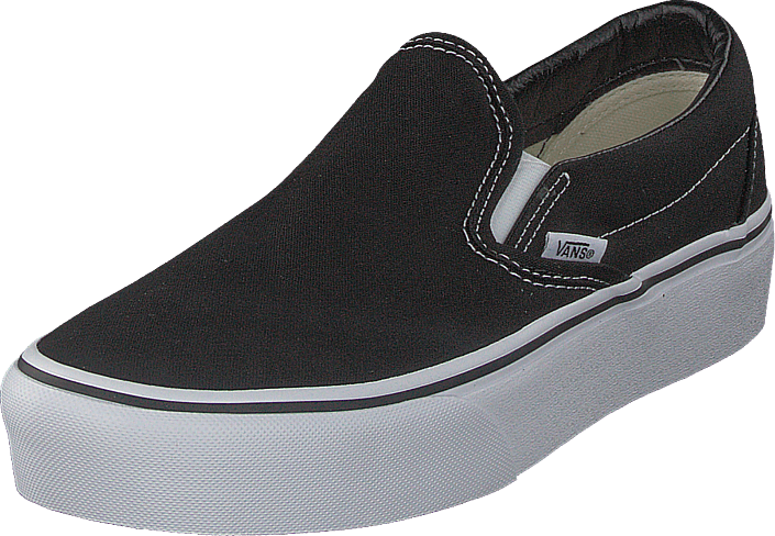 svarta vans slip on svarta vans slip on