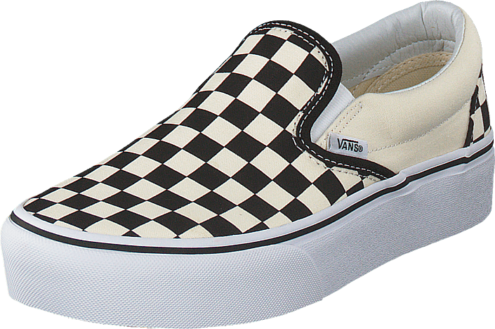 Vans - Ua Classic Slip-on Platform Black And White Checker/white