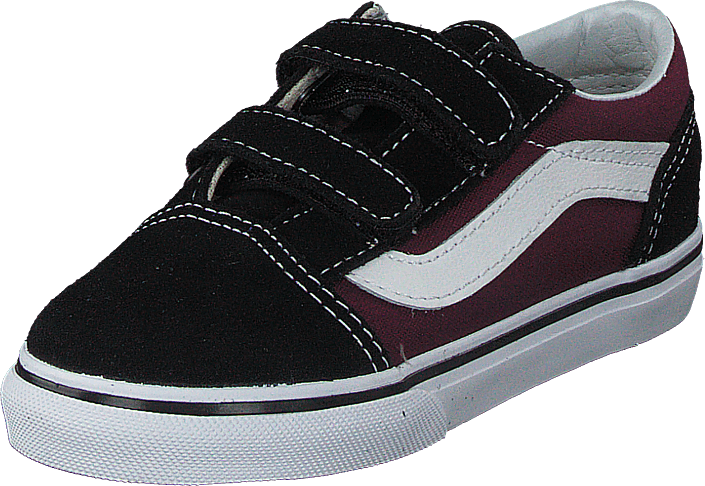 Vans - Td Old Skool V Pop Black/og Burgundy