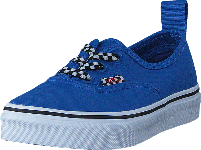 Vans - Uy Authentic Elastic Lace Check Lace Blue/twhite