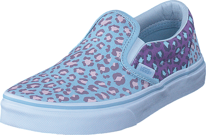 Vans - Uy Classic Slip-on 2-tone Leopard Blue/orchid