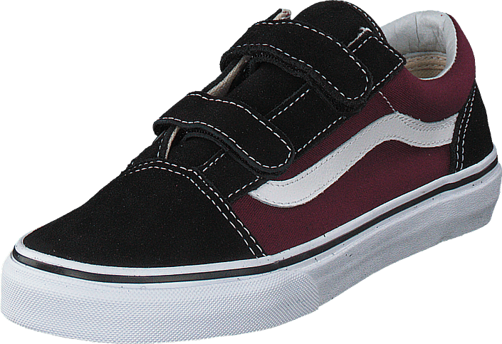 Vans - Uy Old Skool V Pop Black/og Burgundy