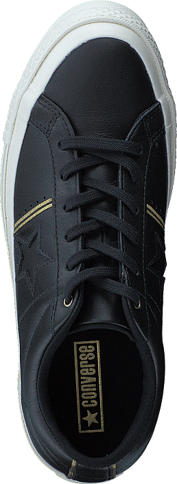 Converse - One Star Black/gold/egret