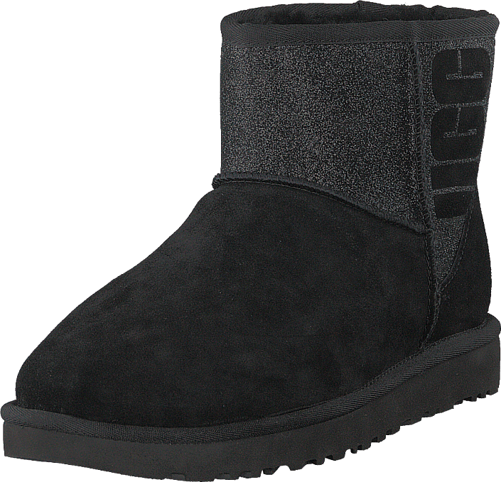 UGG - Classic Mini Ugg Sparkle Black